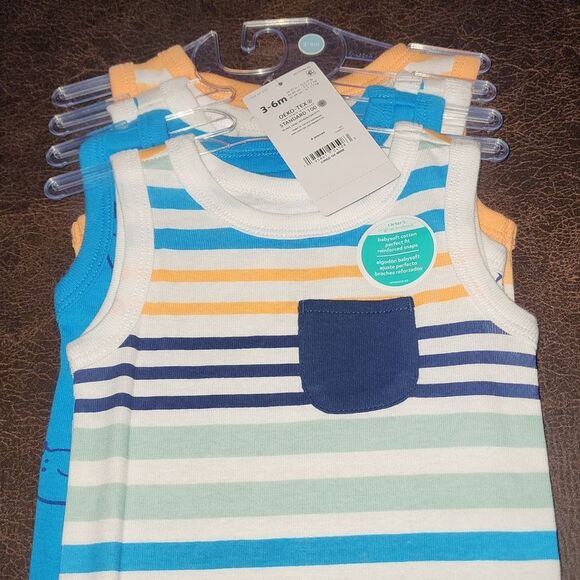 4 Pack Beach oneies - Picture 7 of 8